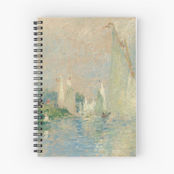 Item preview, Regatta at Argenteuil by Pierre-Auguste Renoir: Serene Impressionist River Scene designed and sold by artofuniverse.