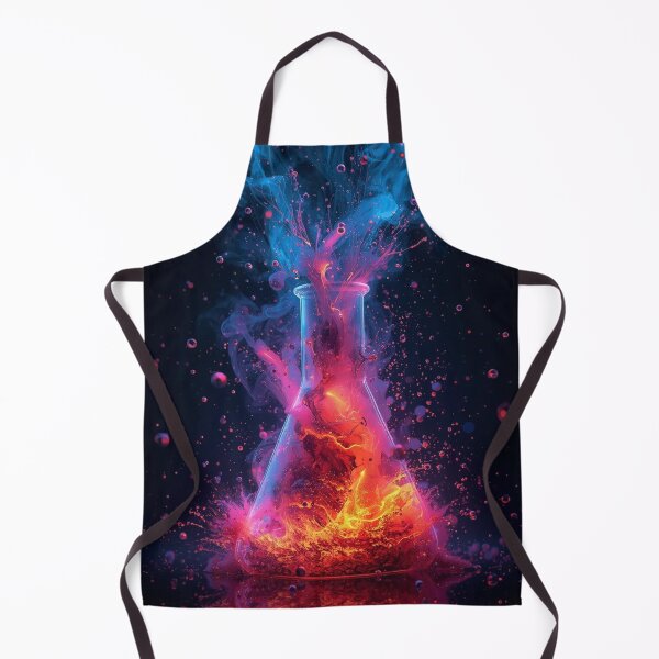 Item preview, Neon Chemical Explosion – Abstract Science Art designed and sold by Nela Creative Lab.