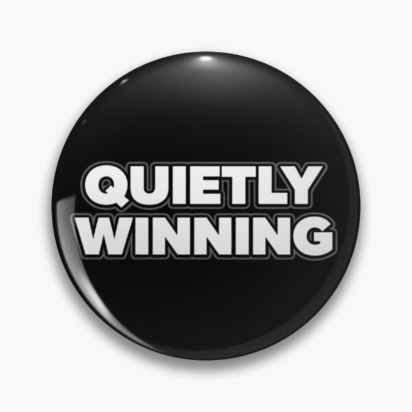 Item preview, Quietly Winning Minimalist Success Mindset Shirt designed and sold by Papier Atelier Art.