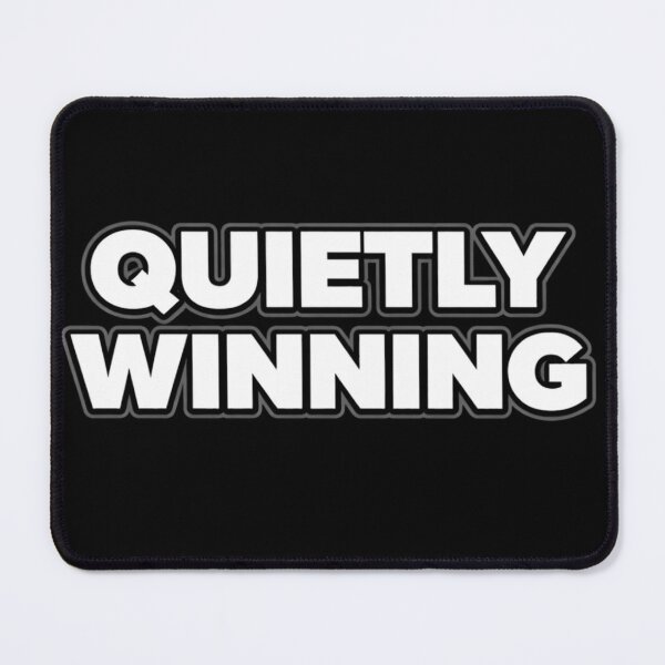 Item preview, Quietly Winning Minimalist Success Mindset Shirt designed and sold by Papier Atelier Art.