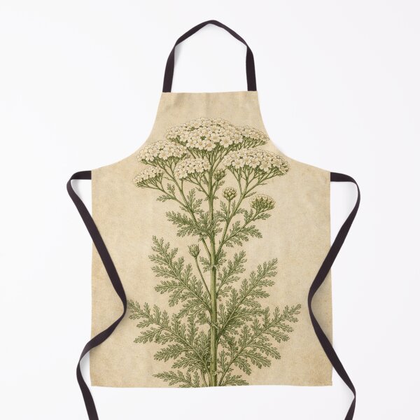 Item preview, Vintage Yarrow Botanical Illustration - Achillea Millefolium Antique Herb Print designed and sold by Darlin8888.