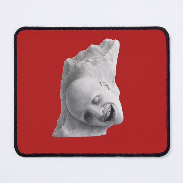 Item preview, DEATHLY HEAD OF HORROR IN MARBLE designed and sold by Unreasonableart.