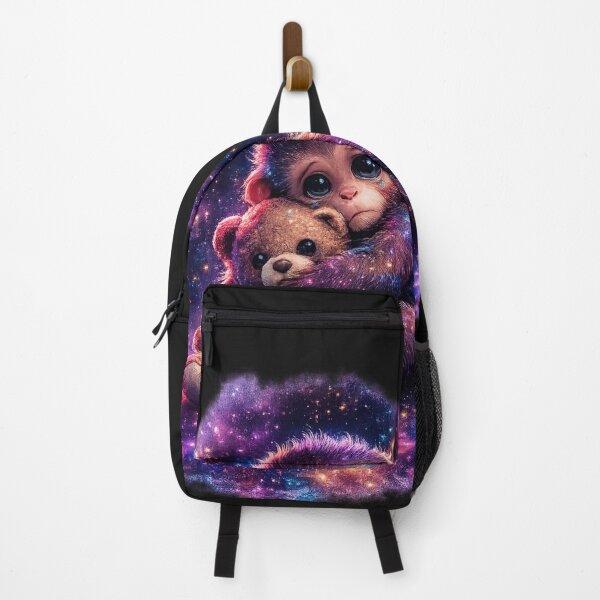 Item preview, Cute Galaxy Monkey Hugging Teddy Bear designed and sold by SOMANA7.