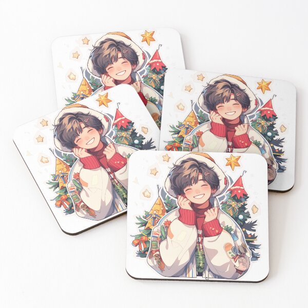 Item preview, Christmas KPop Sticker designed and sold by Solace Sparkles.
