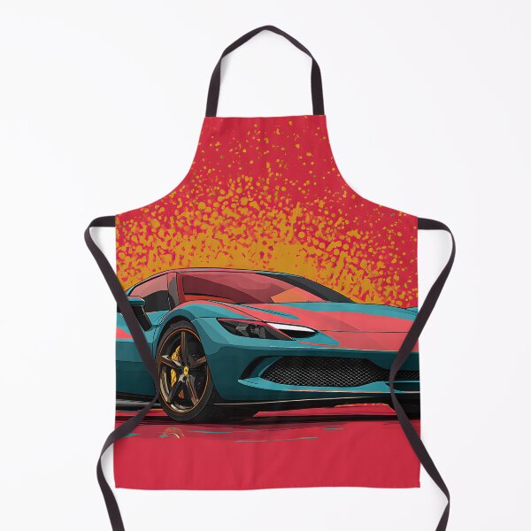 Item preview, Ferrari 296 GTB Modern Pop Art Supercar Design designed and sold by AutoPopStudio.
