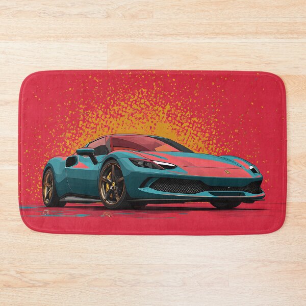 Item preview, Ferrari 296 GTB Modern Pop Art Supercar Design designed and sold by AutoPopStudio.