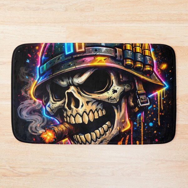 Item preview, Hold Your Ground Neon Skull  designed and sold by adobtsony.