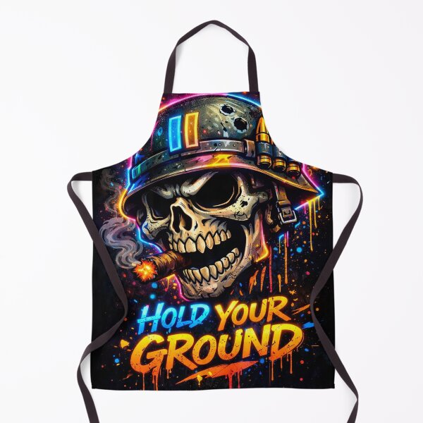 Item preview, Hold Your Ground Neon Skull designed and sold by adobtsony.