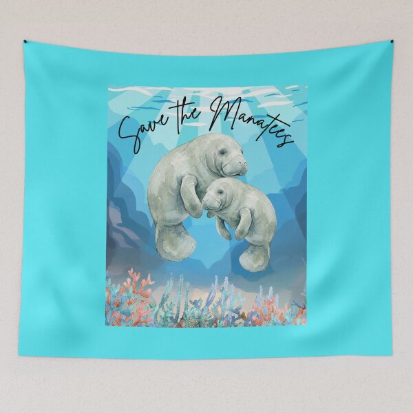 Item preview, Save the Manatees 2 designed and sold by ParkandPress.
