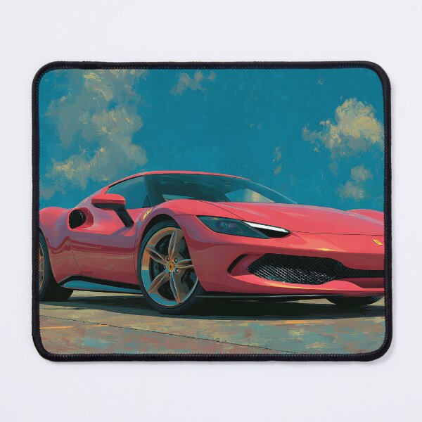Item preview, Ferrari 296 GTB Exotic Supercar Pop Art Painting designed and sold by AutoPopStudio.