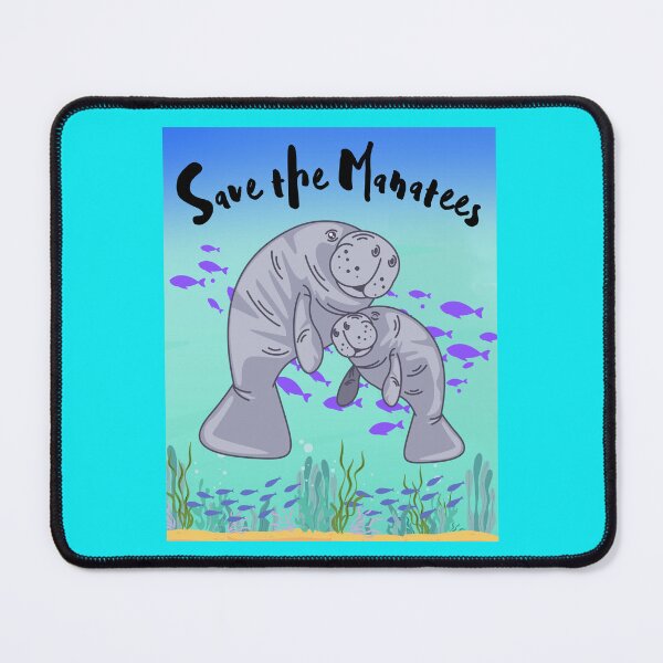 Item preview, Save the Manatees designed and sold by ParkandPress.