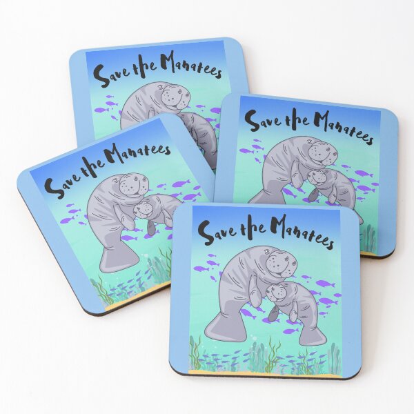 Item preview, Save the Manatees designed and sold by ParkandPress.