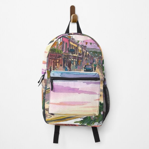 Item preview, Dingle Ireland Colorful Main Street Pub Travel Art designed and sold by artshop77.