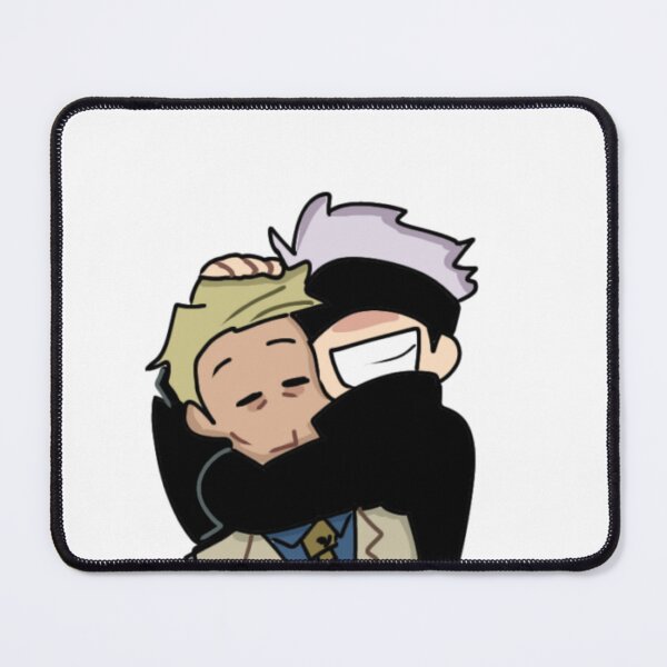 Item preview, Gojo and Nanami's surprise hug art designed and sold by draw-your-heart.