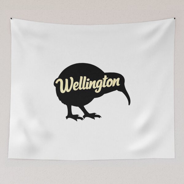 Item preview, Wellington Kiwi Retro Script designed and sold by Bronse Wear.