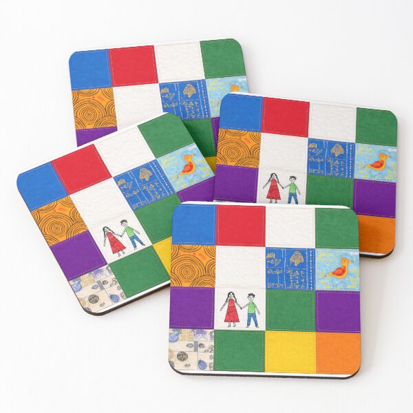 Item preview, A colorful patchwork quilt #2 designed and sold by Ratatosk-AI.