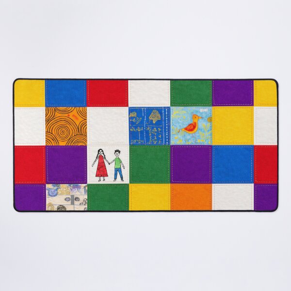Item preview, A colorful patchwork quilt #2 designed and sold by Ratatosk-AI.