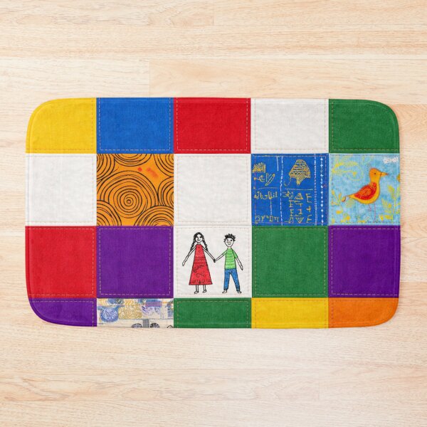 Item preview, A colorful patchwork quilt #2 designed and sold by Ratatosk-AI.