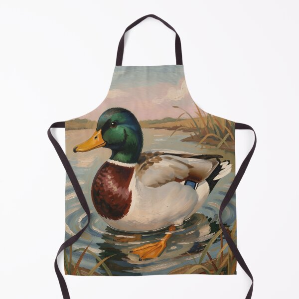 Item preview, Folk art duck painting designed and sold by Ponted.