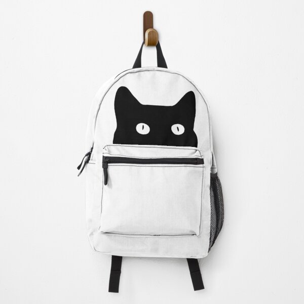 Item preview, Peeking Black Cat Minimalist Silhouette Art designed and sold by Good Sense.