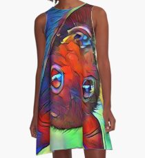 Schützen Sie die Fledermäuse. A-Linien Kleid