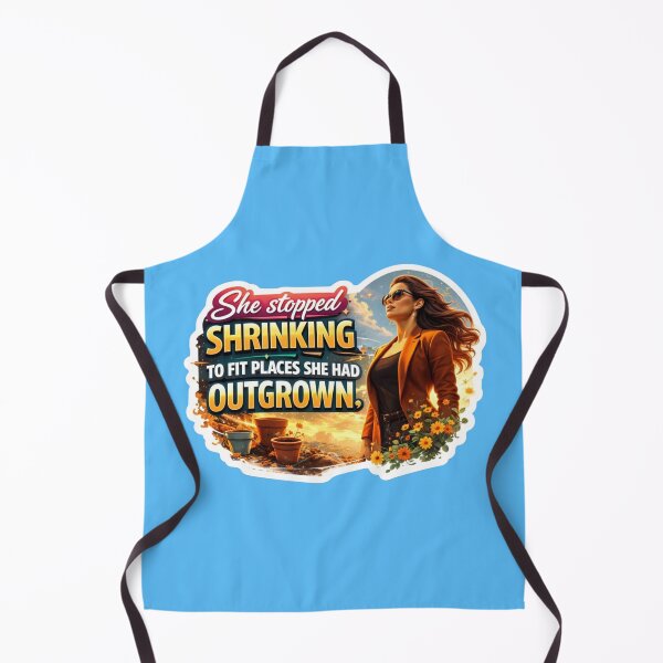 Item preview, She Stopped Shrinking To Fit Places Outgrown Empowerment Sticker designed and sold by Scro-Ciob-Shop.