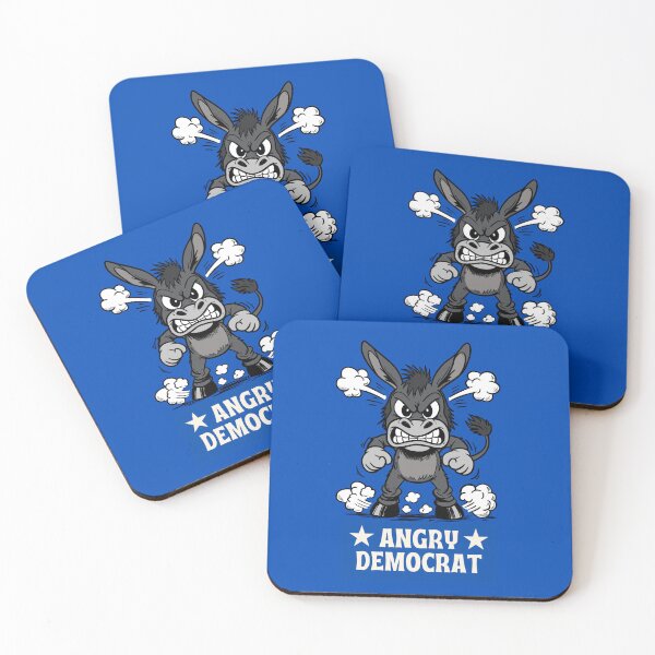 Item preview, Angry Democrat  designed and sold by Kate Miller Illustrator.