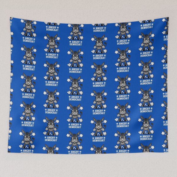 Item preview, Angry Democrat  designed and sold by Kate Miller Illustrator.