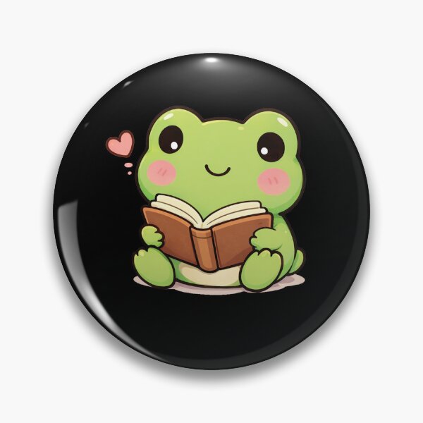 Item preview, Cute reading frog designed and sold by franky-and-art.