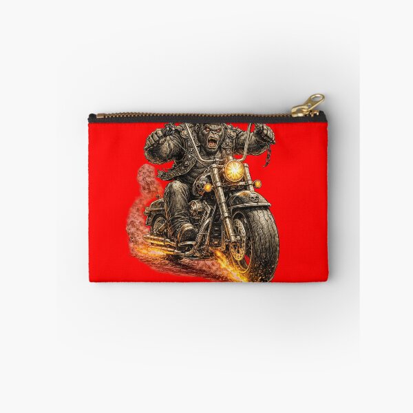 Item preview, Brutal Gorilla Biker on Harley Motorcycle – Hand Drawn Colored Pencil Sticker Illustration designed and sold by Felixuss.