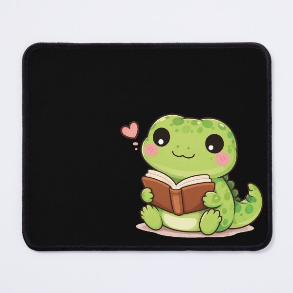 Item preview, Cute reading gecko designed and sold by franky-and-art.