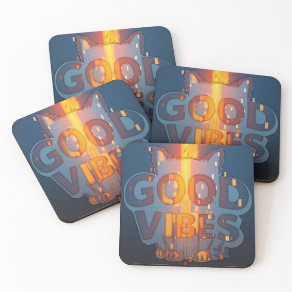 Item preview, The cat with good vibes, lively and colorful designed and sold by Good-Vibes-Off.