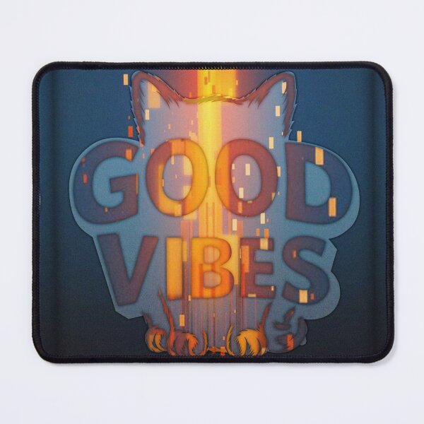 Item preview, The cat with good vibes, lively and colorful designed and sold by Good-Vibes-Off.