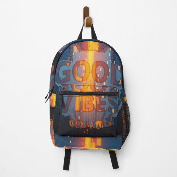 Item preview, The cat with good vibes, lively and colorful designed and sold by Good-Vibes-Off.