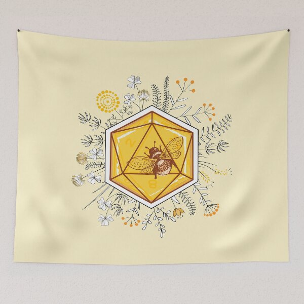 Item preview, BEE DICE, Hello Bees, Cute D20 Jester Lavorre inspired:) designed and sold by DungeonAtelier.