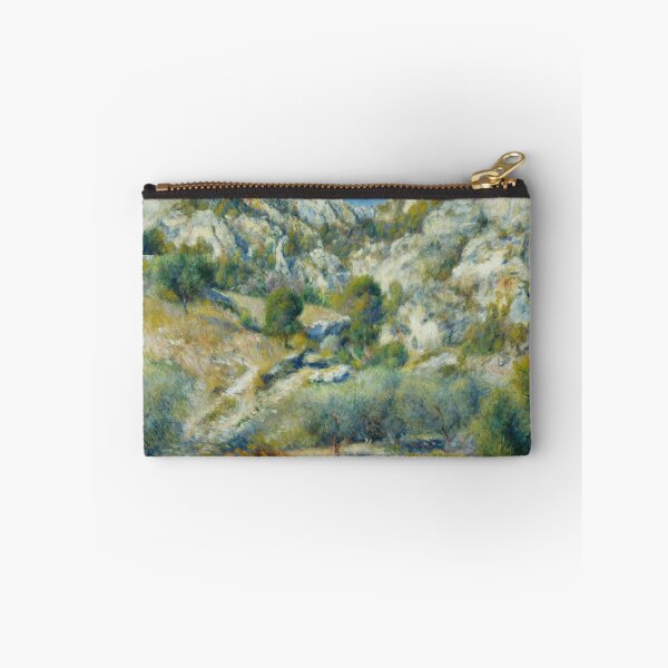 Item preview, Rocky Crags at Lestaque by Pierre-Auguste Renoir: Mediterranean Landscape Poster designed and sold by artofuniverse.