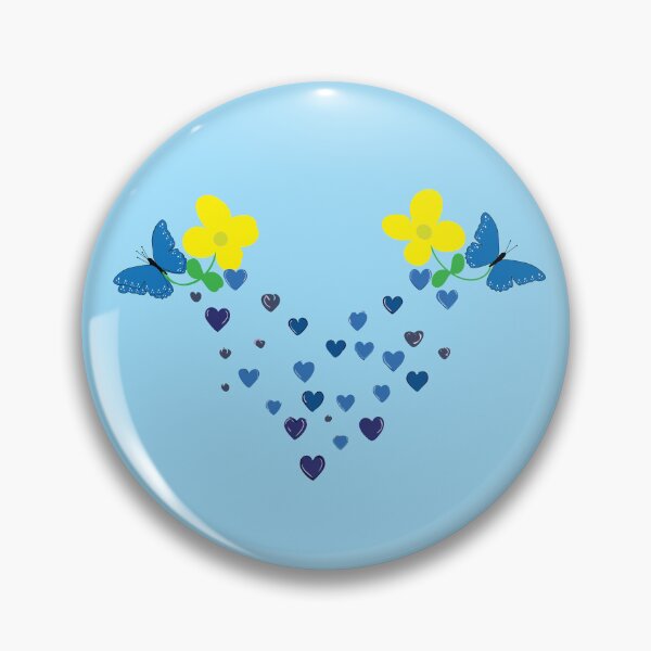 Item preview, Spring Floral Butterflies Rising Hearts designed and sold by PattersArt.