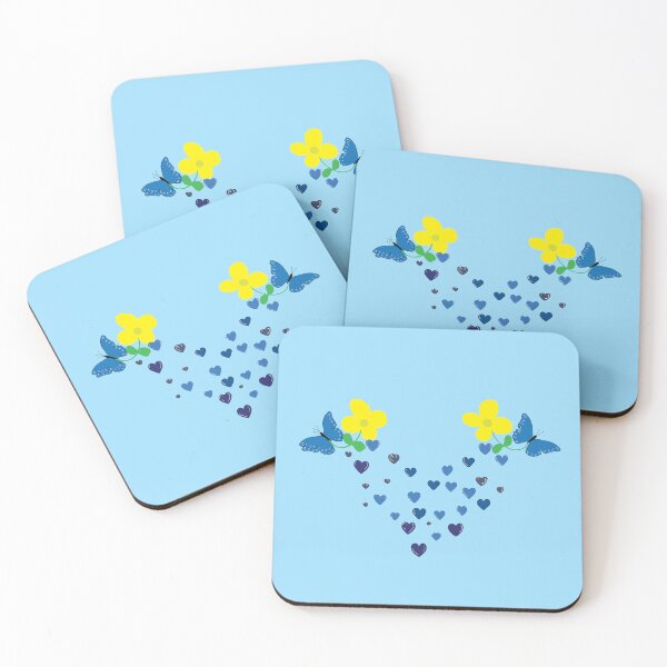 Item preview, Spring Floral Butterflies Rising Hearts designed and sold by PattersArt.