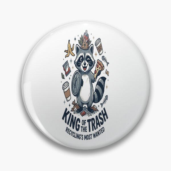 Item preview, King of the Trash Recycling's Most Wanted Raccoon designed and sold by Owcomm.