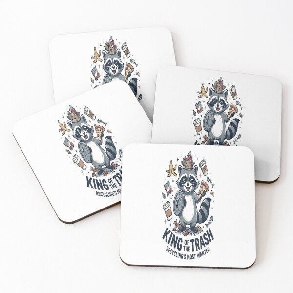 Item preview, King of the Trash Recycling's Most Wanted Raccoon designed and sold by Owcomm.