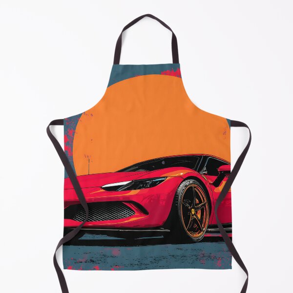 Item preview, Ferrari 296 GTB Contemporary Pop Art Car Print designed and sold by AutoPopStudio.