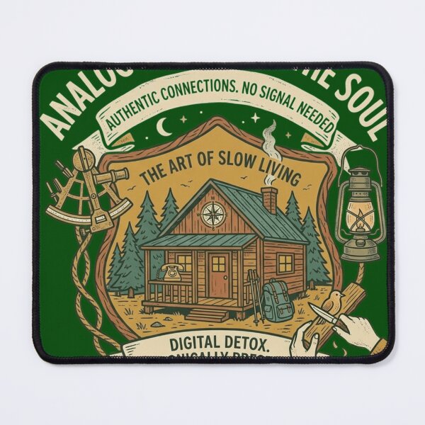 Item preview, Analog Habits for the Soul - Slow Living & Chronically Present Vintage Graphic designed and sold by FarDesign.