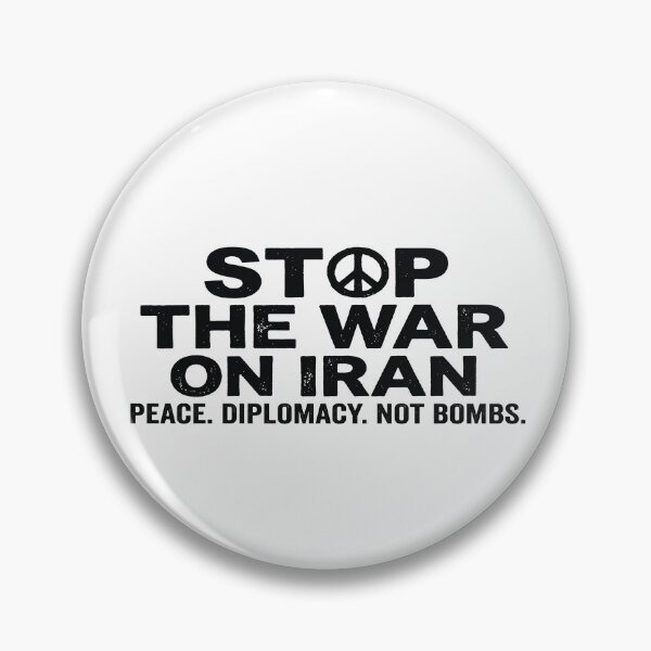 Item preview, Stop The War On Iran - Peace Diplomacy Not Bombs designed and sold by Owcomm.