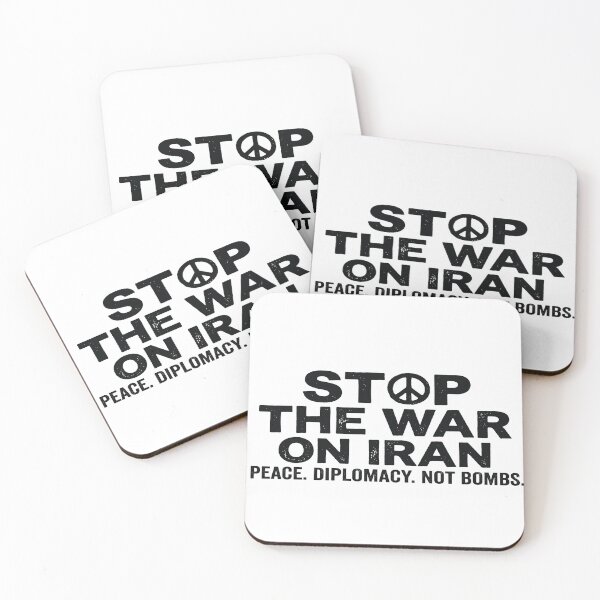 Item preview, Stop The War On Iran - Peace Diplomacy Not Bombs designed and sold by Owcomm.
