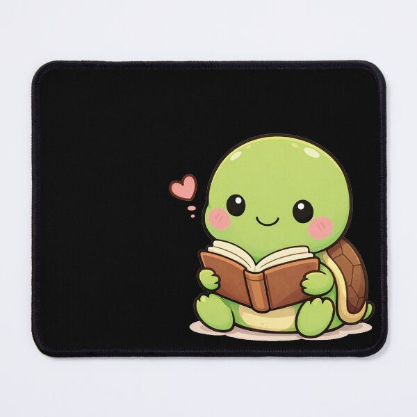 Item preview, Cute reading turtle designed and sold by franky-and-art.