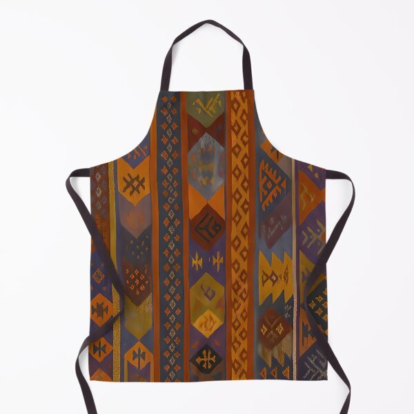 Artikelvorschau, Marokkanisches Berber-Kelim-Textildesign mit geometrischem Stammesmuster entworfen und verkauft von PinUpPizzazz.