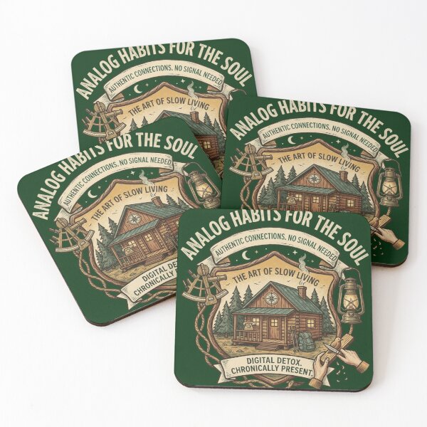Item preview, Analog Habits for the Soul - Slow Living & Chronically Present Vintage Graphic designed and sold by FarDesign.