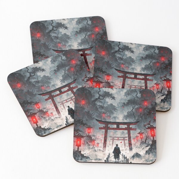 Item preview, Crimson Lantern Path designed and sold by tissuelagens.