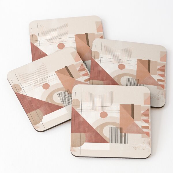 Item preview, Abstract Scandinavian, Geometric Bauhaus Style, Minimalist Nordic Design designed and sold by PandaKunst.