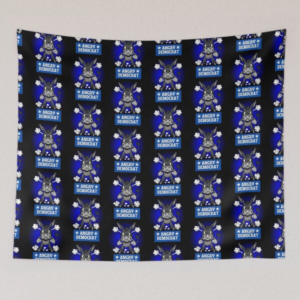 Item preview, Angry Democrat  designed and sold by Kate Miller Illustrator.